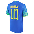 Neymar Jr. Brazil National Team Nike 2022/23 Away Breathe Stadium Replica Player Jersey - Blue