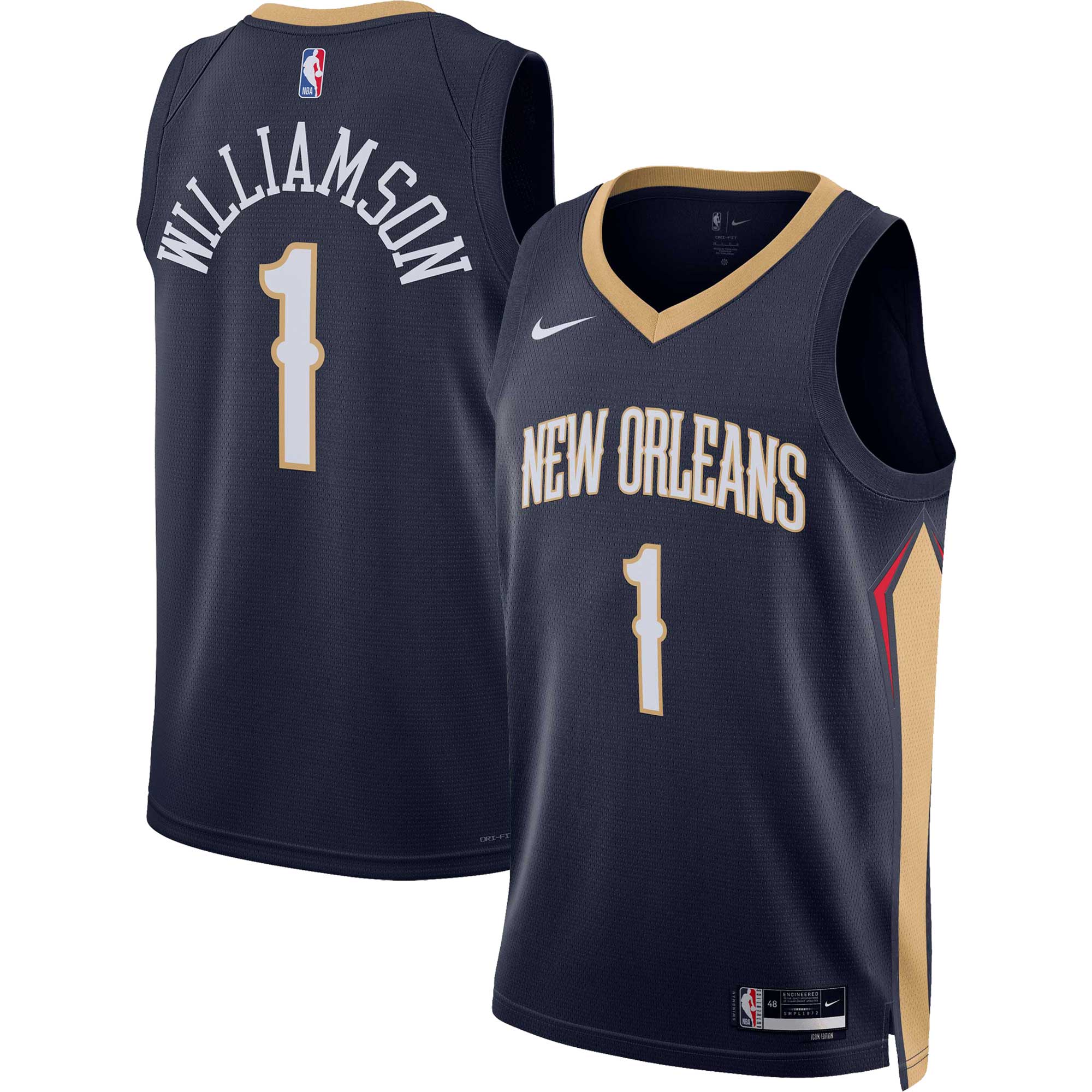 Zion Williamson New Orleans Pelicans Nike Unisex Swingman Jersey - Association Edition - White/Navy