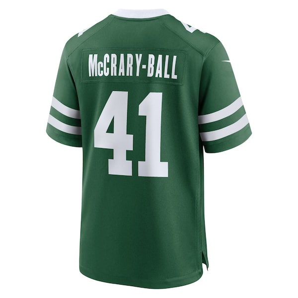 Marcelino McCrary-Ball New York Jets Nike Team Game Jersey - Legacy Green