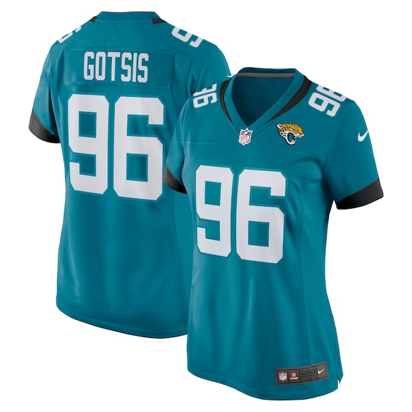 Adam Gotsis Jacksonville Jaguars Nike Women's Game Jersey - Teal/Black