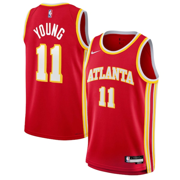 Trae Young Atlanta Hawks Nike Youth Swingman Jersey - Icon Edition - Red