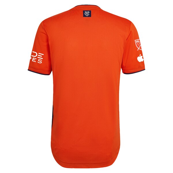 New York City FC adidas 2024 The Volt Kit Authentic Jersey - Orange
