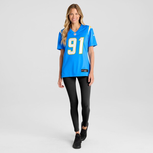 Da'Shawn Hand Los Angeles Chargers Nike Women's Team Game Jersey -  Powder Blue
