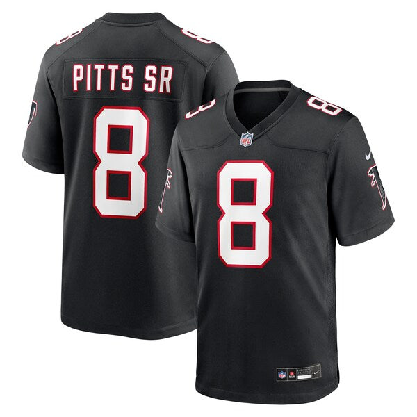 Kyle Pitts Sr. Atlanta Falcons Nike Alternate  Game Jersey - Black/White