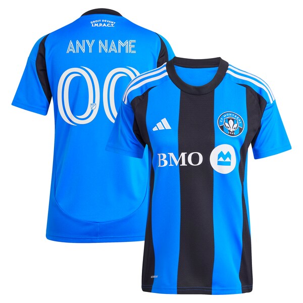 CF Montreal adidas Women's 2025 Montréal Original Replica Custom Jersey - Blue