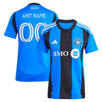 CF Montreal adidas Women's 2025 Montréal Original Replica Custom Jersey - Blue