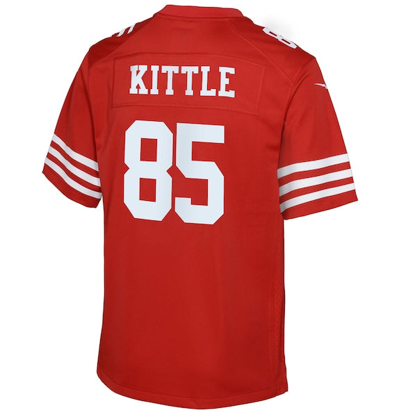 George Kittle San Francisco 49ers Nike Youth Game Jersey - Scarlet
