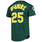 Mark McGwire Oakland Athletics 1997 Cooperstown Collection Authentic Jersey - Green