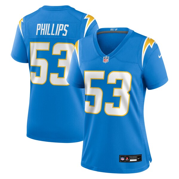 Del'Shawn Phillips Los Angeles Chargers Nike Women's Team Game Jersey -  Powder Blue