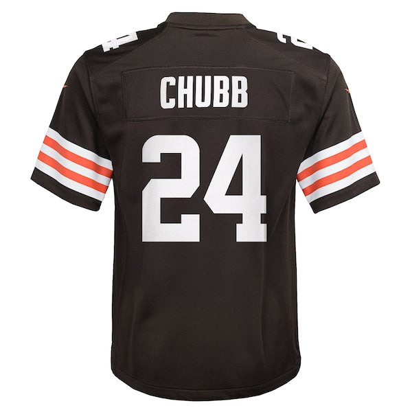 Nick Chubb Cleveland Browns Nike Youth Game Jersey - Brown