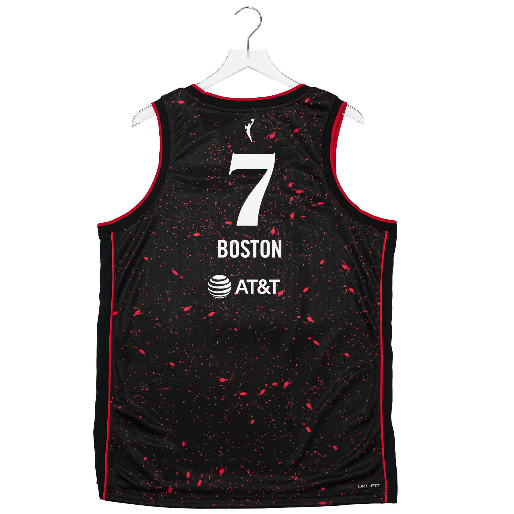 Adult Indiana Fever #7 Aliyah Boston Stranger Things Rebel Swingman Jersey - Rebel Edition - Black