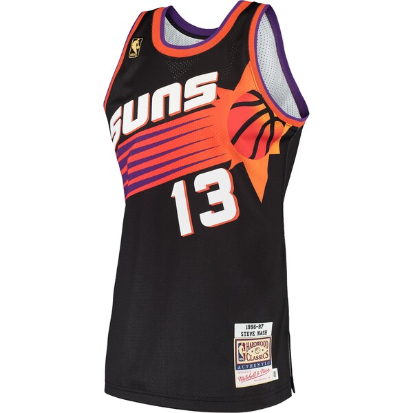 Steve Nash Phoenix Suns 1996/97 Hardwood Classics Authentic Jersey - Black