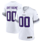 Minnesota Vikings Nike Alternate Custom Game Jersey - White