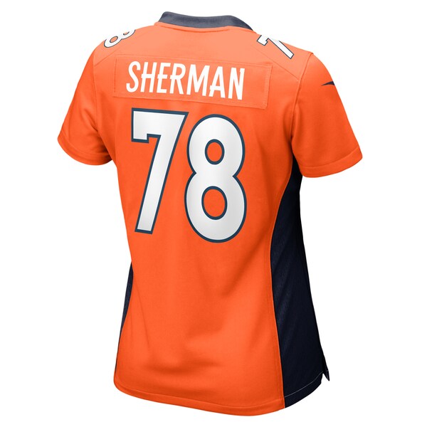 William Sherman Denver Broncos Nike Women's Team Game Jersey -  Orange