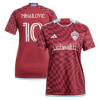 Djordje Mihailovic Colorado Rapids adidas Women's 2024 One Flag Kit Replica Player Jersey - Burgundy