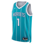 LaMelo Ball Charlotte Hornets Jordan Brand Unisex Swingman Jersey - Icon Edition - Teal/White
