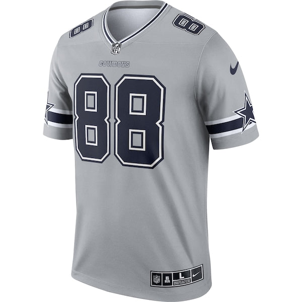 CeeDee Lamb Dallas Cowboys Nike Inverted Legend Jersey - Gray