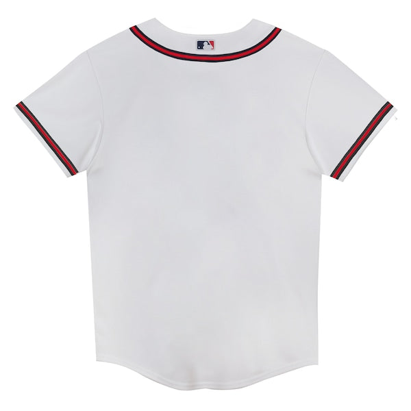 Atlanta Braves Preschool Home Blank Replica Jersey - White