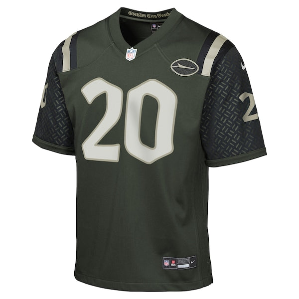 Breece Hall New York Jets Nike Youth 2025 Rivalries Collection Game Jersey - Gotham Green