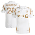 Ryan Hollingshead LAFC adidas 2025 Secondary Authentic Player Jersey - White