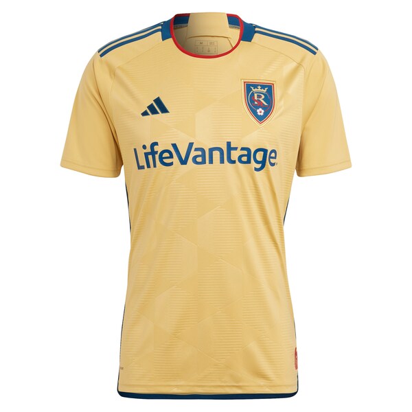 Real Salt Lake adidas 2024 The Beehive State Kit Replica Custom Jersey - Gold