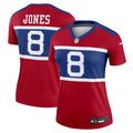 Daniel Jones New York Giants Nike Women's Alternate Legend Player Performance Top -  Red