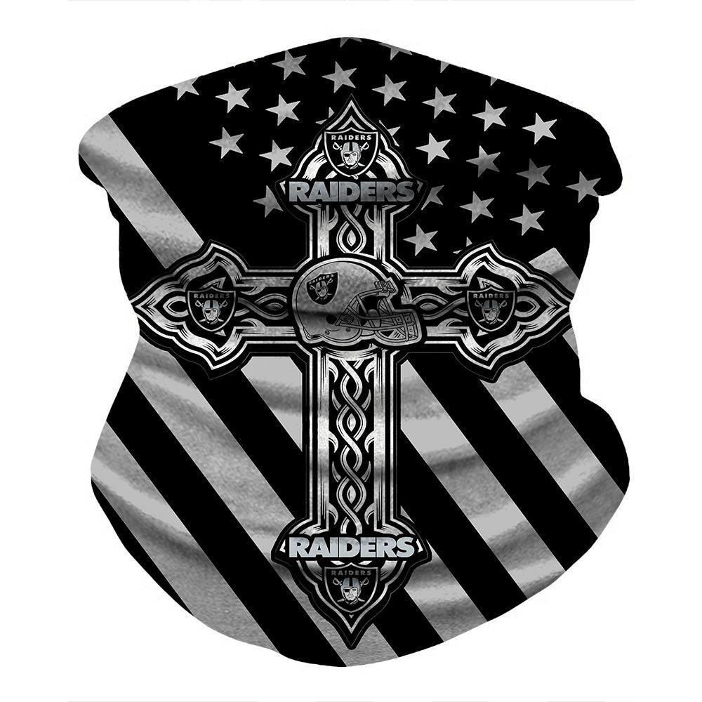 LAS VEGAS RAIDERS & CLEVELAND BROWNS FACE MASK BANDANAS