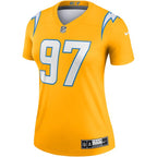 Joey Bosa Los Angeles Chargers Nike Women's Inverted Legend Jersey - Gold
