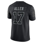 Men's Buffalo Bills Josh Allen Nike RFLCTV Limited Jersey - Black