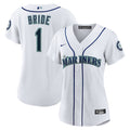 Seattle Mariners Nike Women's #1 Bride Home Replica Jersey - White