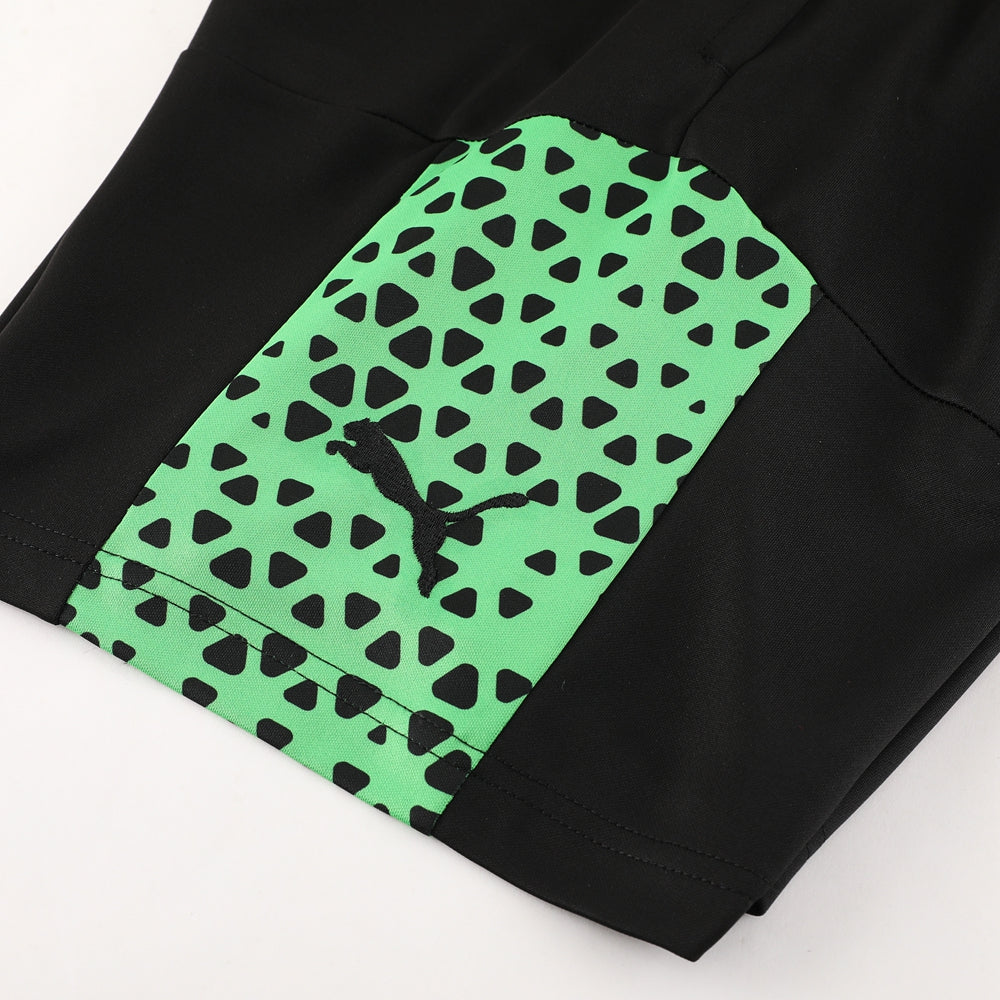 Puma Short Sleeve Training Jersey Set-PD02-Green/Black