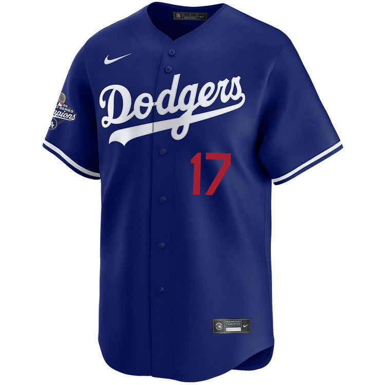 Shohei Ohtani Los Angeles Dodgers Nike 2025 World Series Champions Limited Jersey - Royal