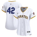 Pittsburgh Pirates Nike Women's 2024 Jackie Robinson Day Home Limited Jersey – White