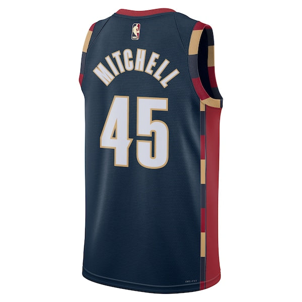 Cleveland Cavaliers Donovan Mitchell Nike Navy Swingman Jersey - Classic Edition