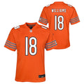 Caleb Williams Chicago Bears Nike Youth Alternate Game Jersey - Orange