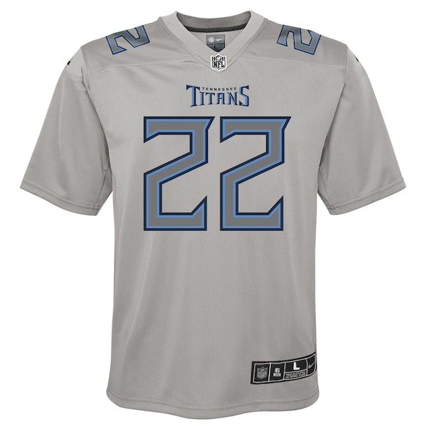 Derrick Henry Tennessee Titans Nike Youth Atmosphere Game Jersey - Gray