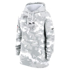 Minnesota Vikings Nike Women's 2024 Salute To Service Club Fleece Pullover Hoodie - Arctic Camo