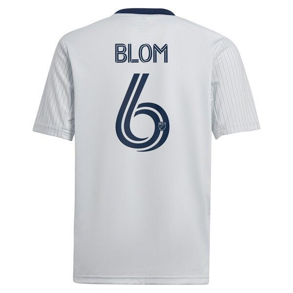 Njabulo Blom St. Louis City SC adidas Youth 2024 The Spirit Kit Replica Jersey - Gray
