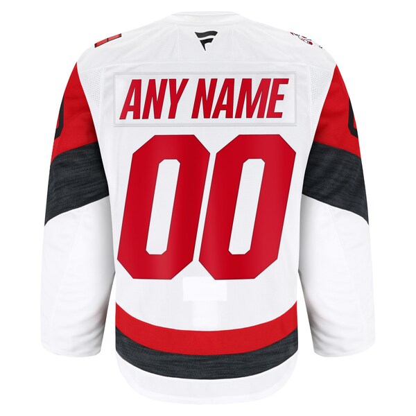 Carolina Hurricanes  Away Authentic Pro Custom Jersey - White/Black