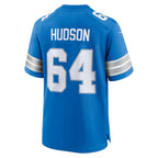 Bryan Hudson Detroit Lions Nike Game Jersey -  Blue