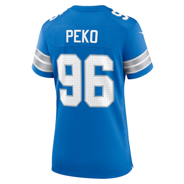 Kyle Peko Detroit Lions Nike Women's Game Jersey -  Blue
