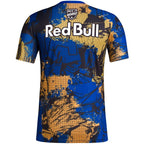 New York Red Bulls adidas 2024 MLS Works Kick Childhood Cancer x Marvel Pre-Match Top - Royal