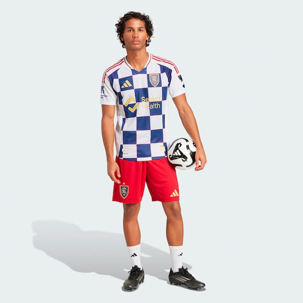 Real Salt Lake adidas 2025 Grid City Authentic Jersey - White