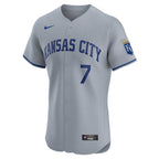 Bobby Witt Jr. Kansas City Royals Nike Road Elite Player Jersey - Gray