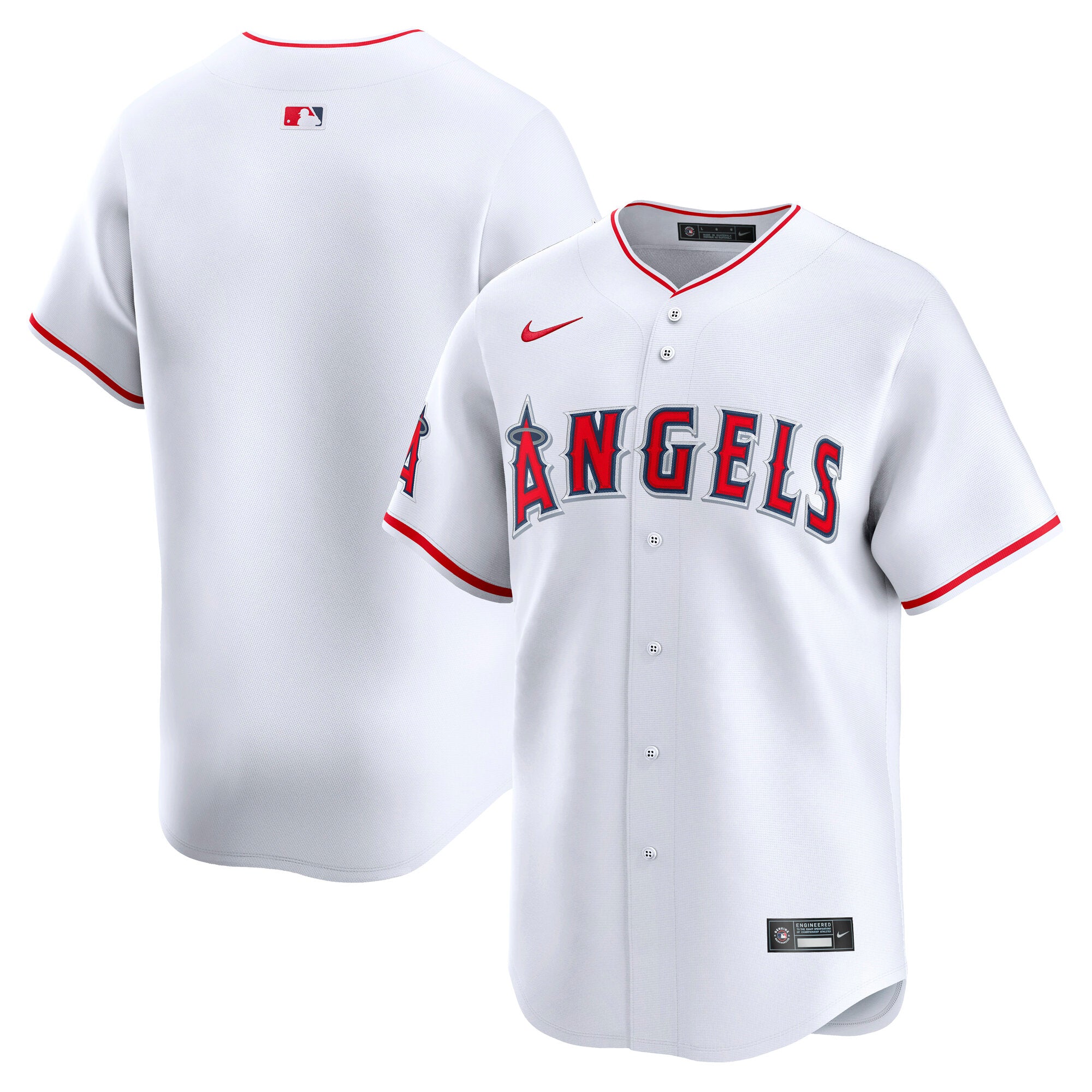 Los Angeles Angels Nike Alternate Limited Jersey - Red/White