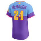 Ryan McMahon Colorado Rockies Nike 2025 City Connect Elite Player Jersey - Purple/Light Blue