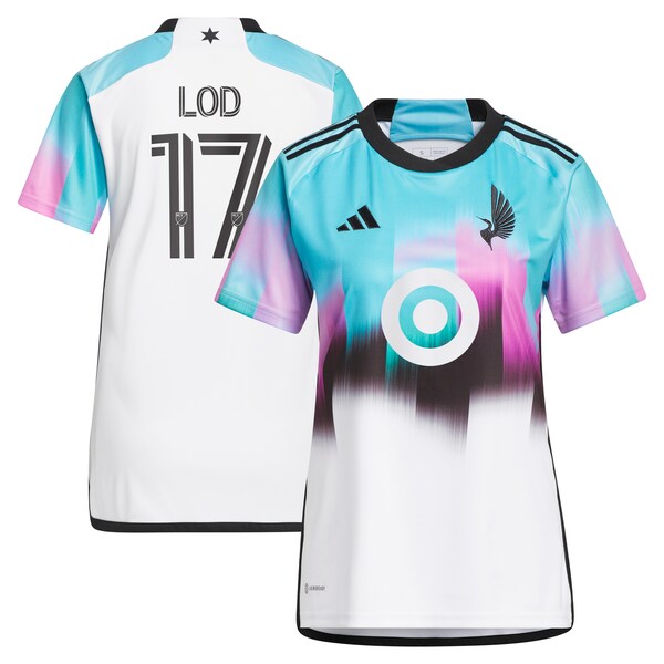 Robin Lod Minnesota United FC adidas Women's 2024 The Northern Lights Kit Replica Jersey - White