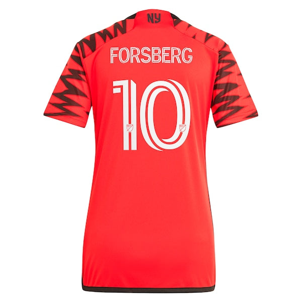 Emil Forsberg New York Red Bulls adidas Women's 2024 Legacy Replica Player Jersey – Red