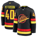 Elias Pettersson Vancouver Canucks  Alternate Premium Jersey - Black