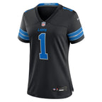 Jameson Williams Detroit Lions Nike Women's 2nd Alternate Game Player Jersey - Black